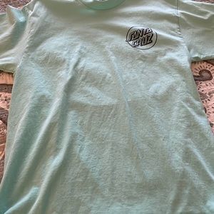 Gently used men Santa Cruz Tshirt. No damage